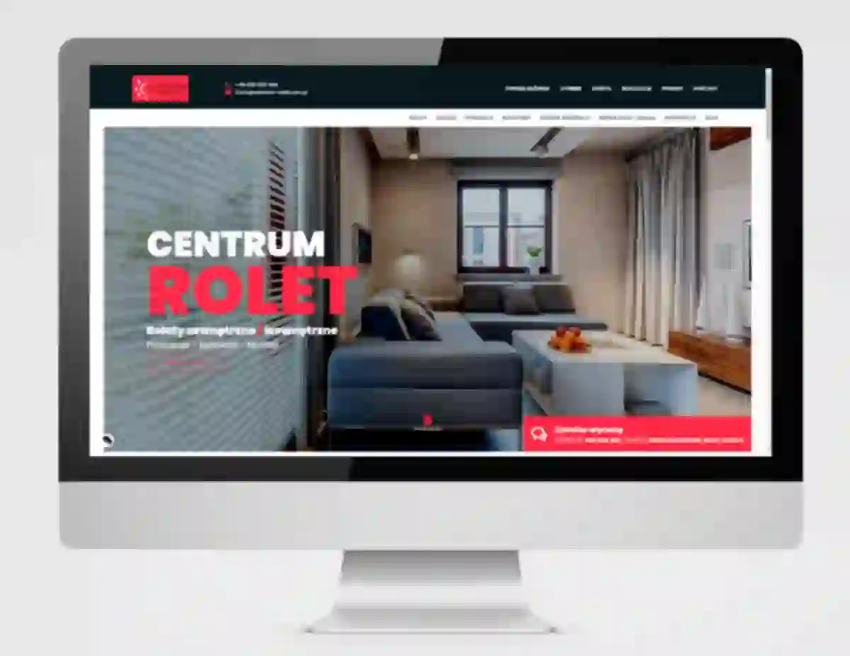 centrum rolet projekt strony internetowej