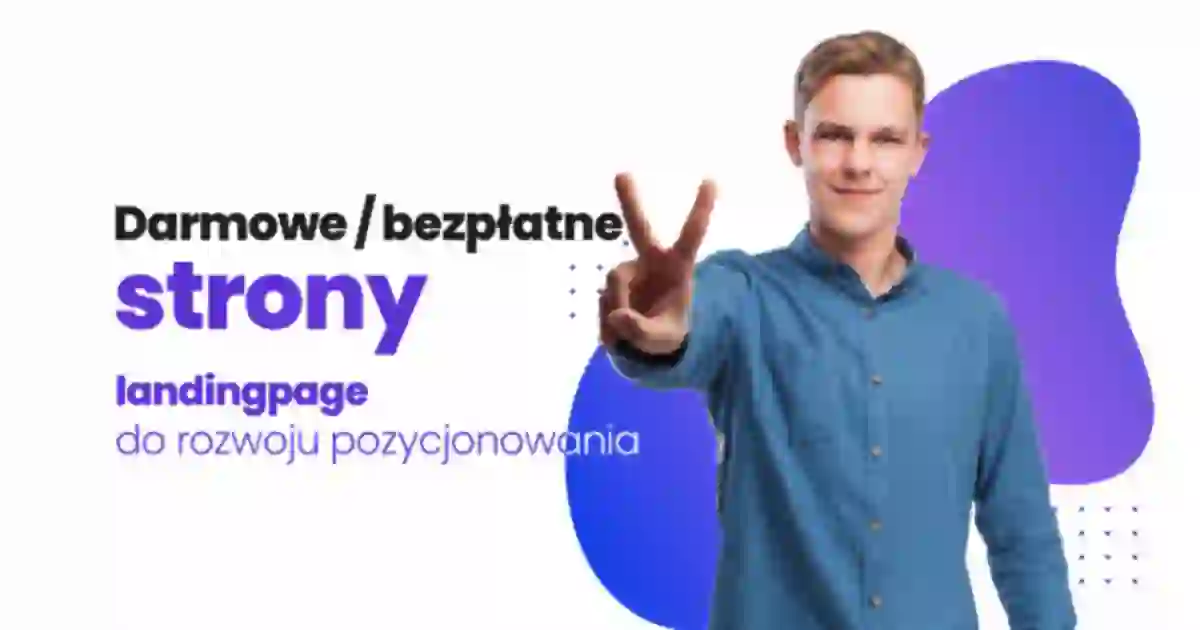 bezplatne darmowe strony internetowe landing page do rozwoju pozycjonowania