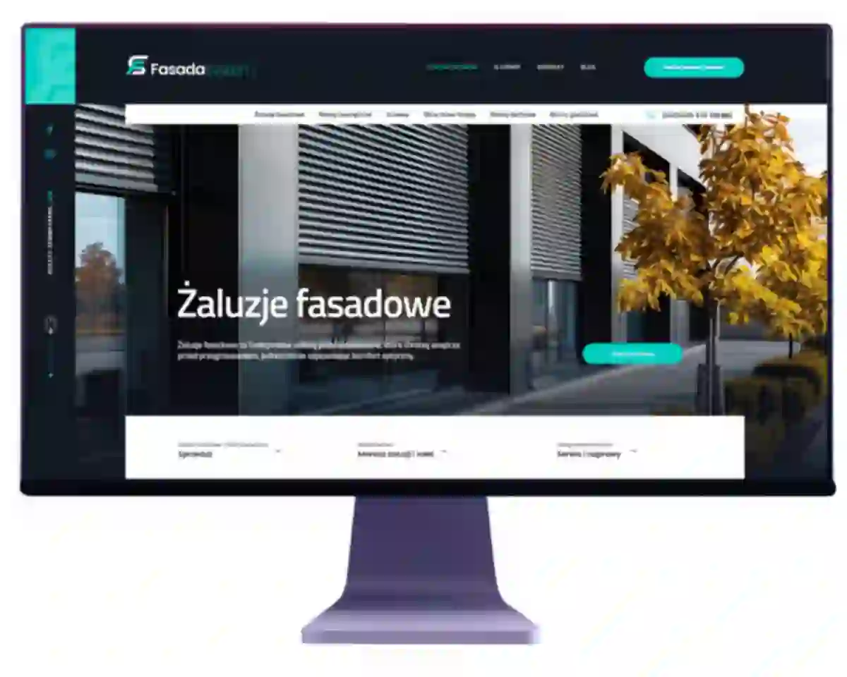 projekt strony www fasada system bielsko biala